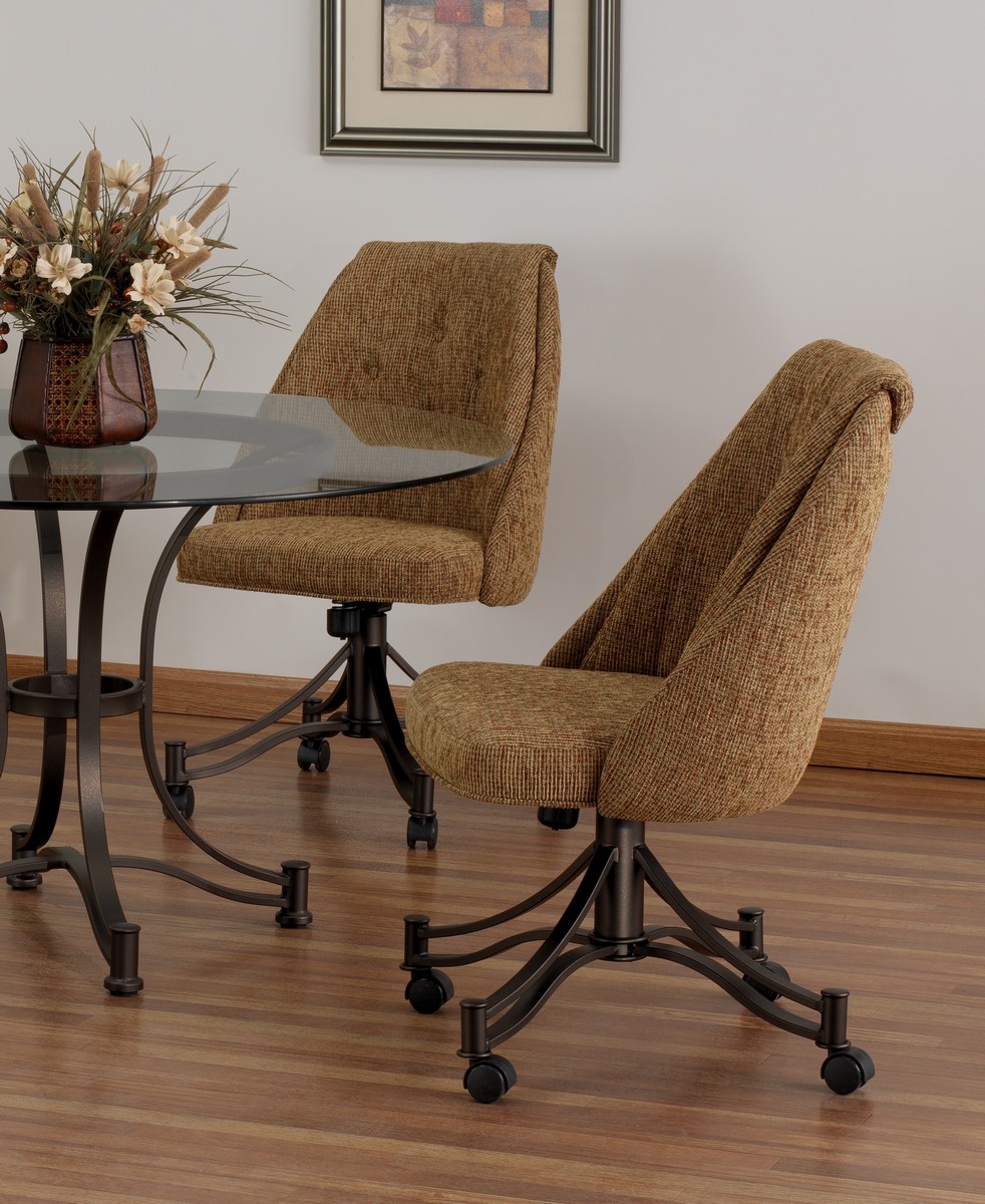 Dining Chair With Casters Dining Room Furniture Page1 throughout Dining Chair With Casters